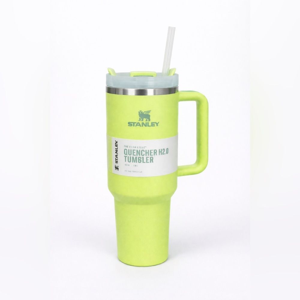 Stanley Quencher H2.0 40oz Tumbler – green  | New in Box | Viral Cup